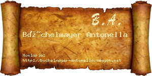 Büchelmayer Antonella névjegykártya